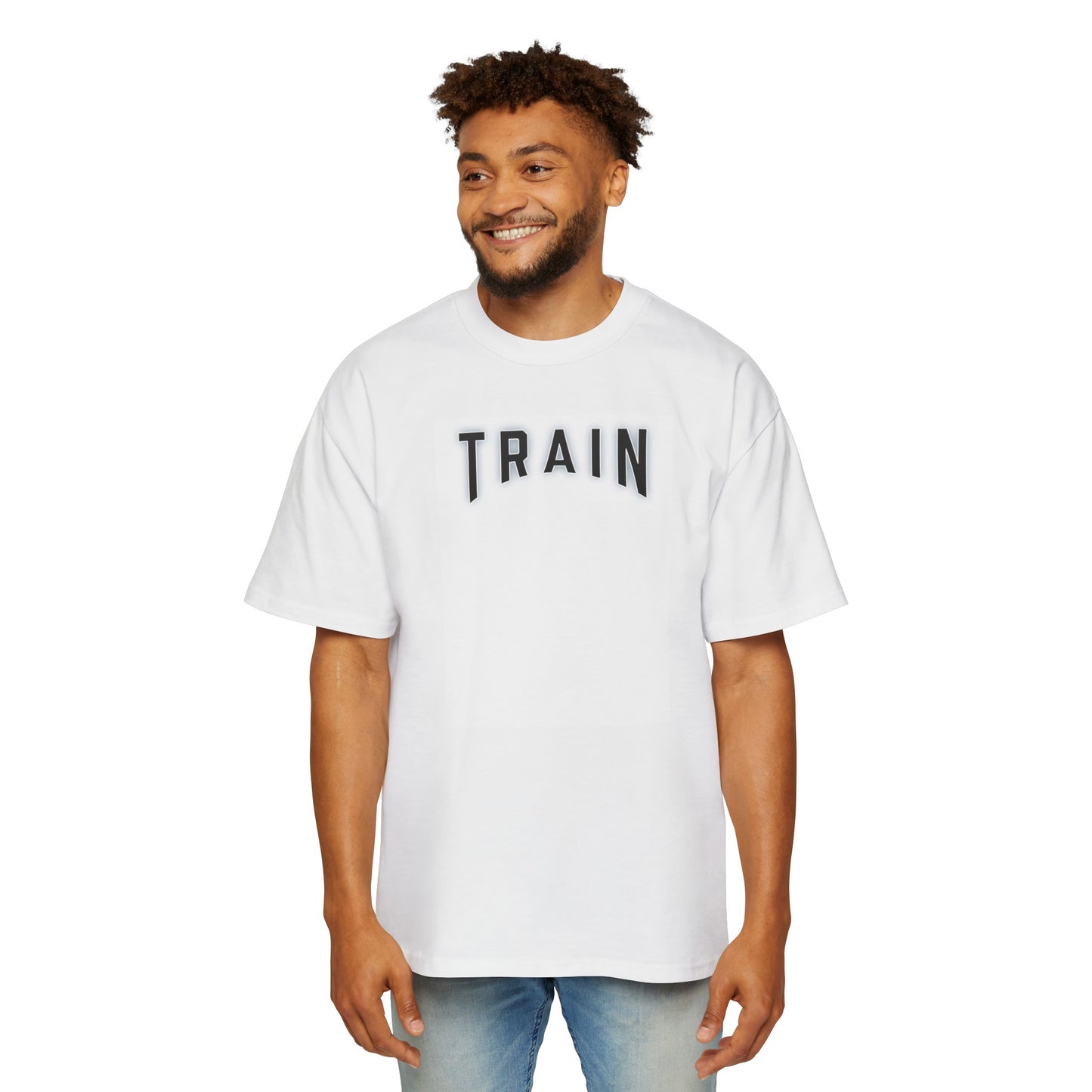 Goku-Train Men's Heavy Oversized Tee