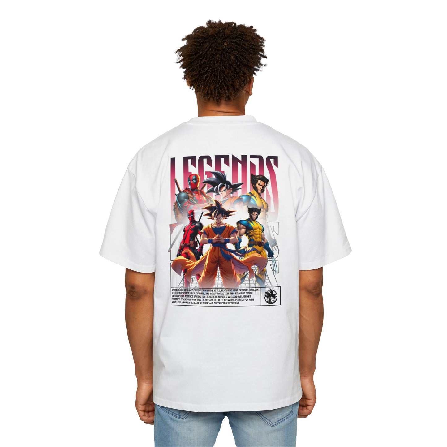 Legends Unite Epic Trio Edition Men's Heavy Oversized Tee