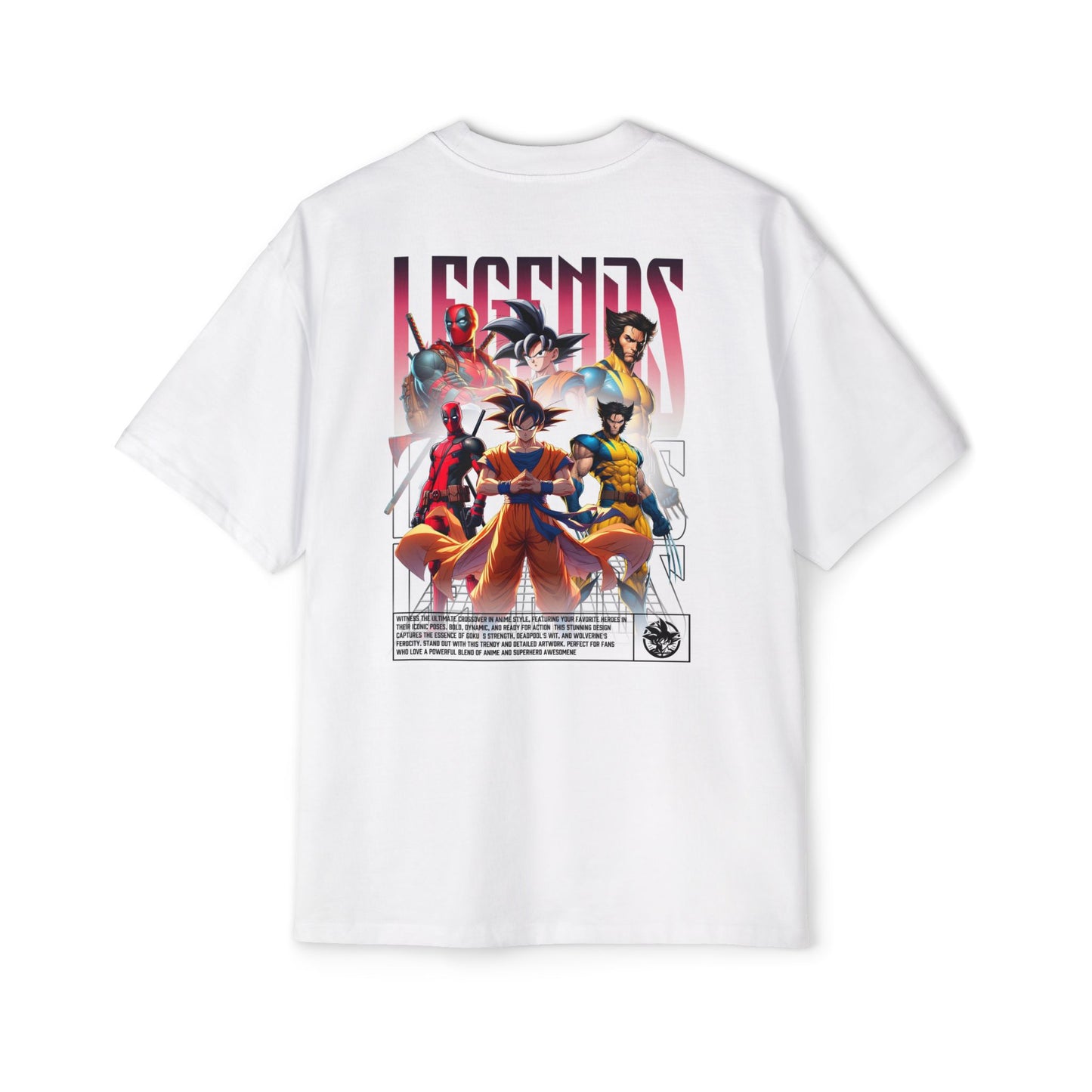 Legends Unite Epic Trio Edition Men's Heavy Oversized Tee