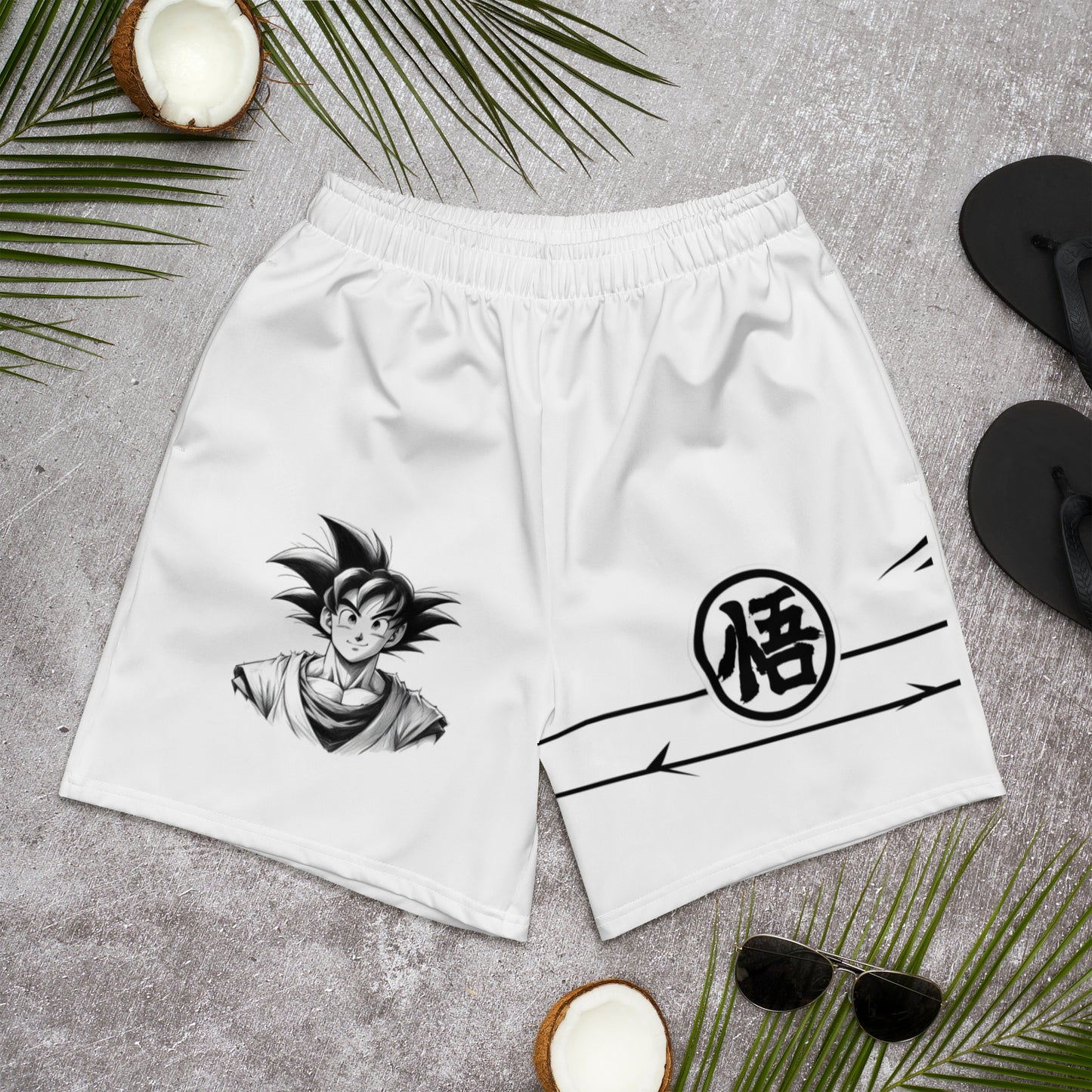 Goku Sign Athletic Shorts