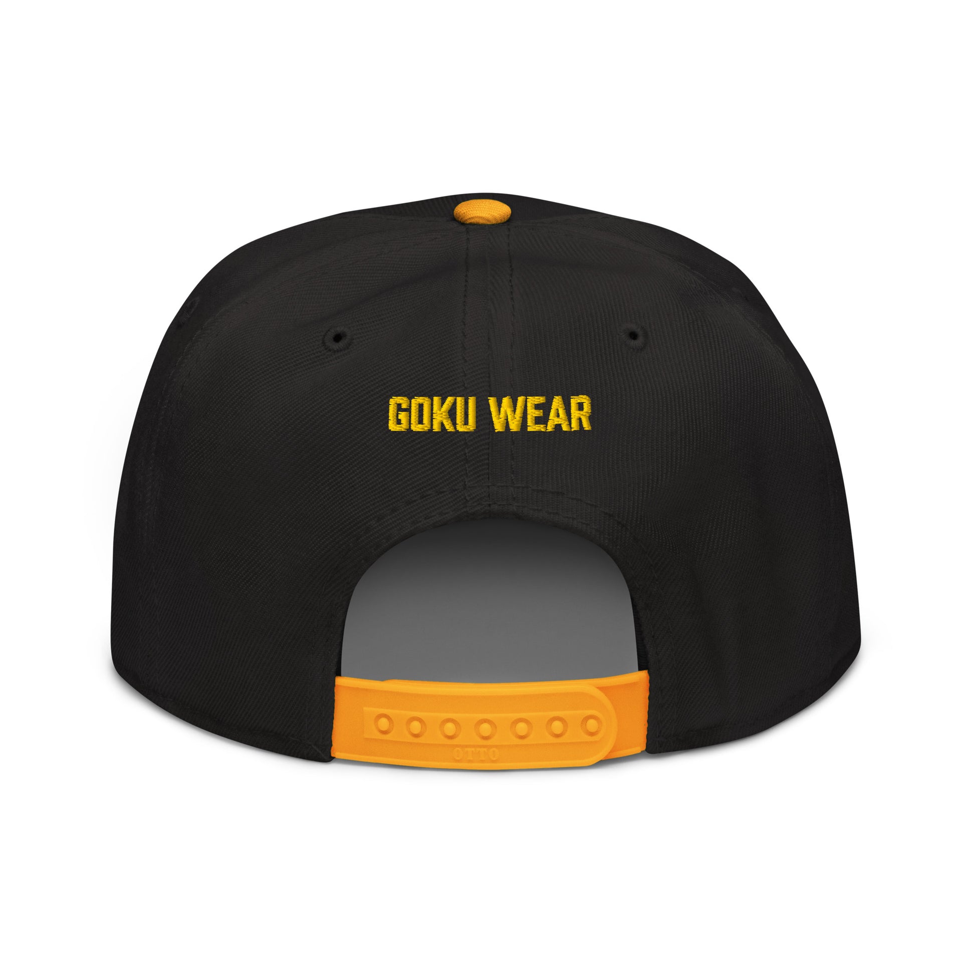 Back view of the Bulma Snapback Hat with sleek high-profile structure."