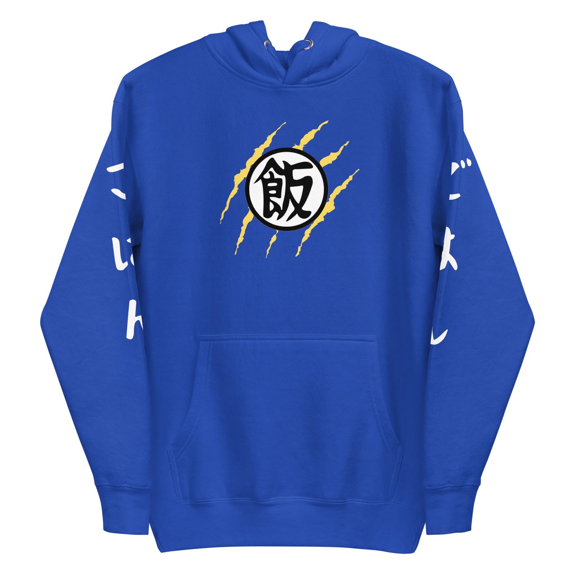 Front view of the Gohan Potential Hoodie in black, featuring a sleek, anime-inspired design for Dragon Ball fans.