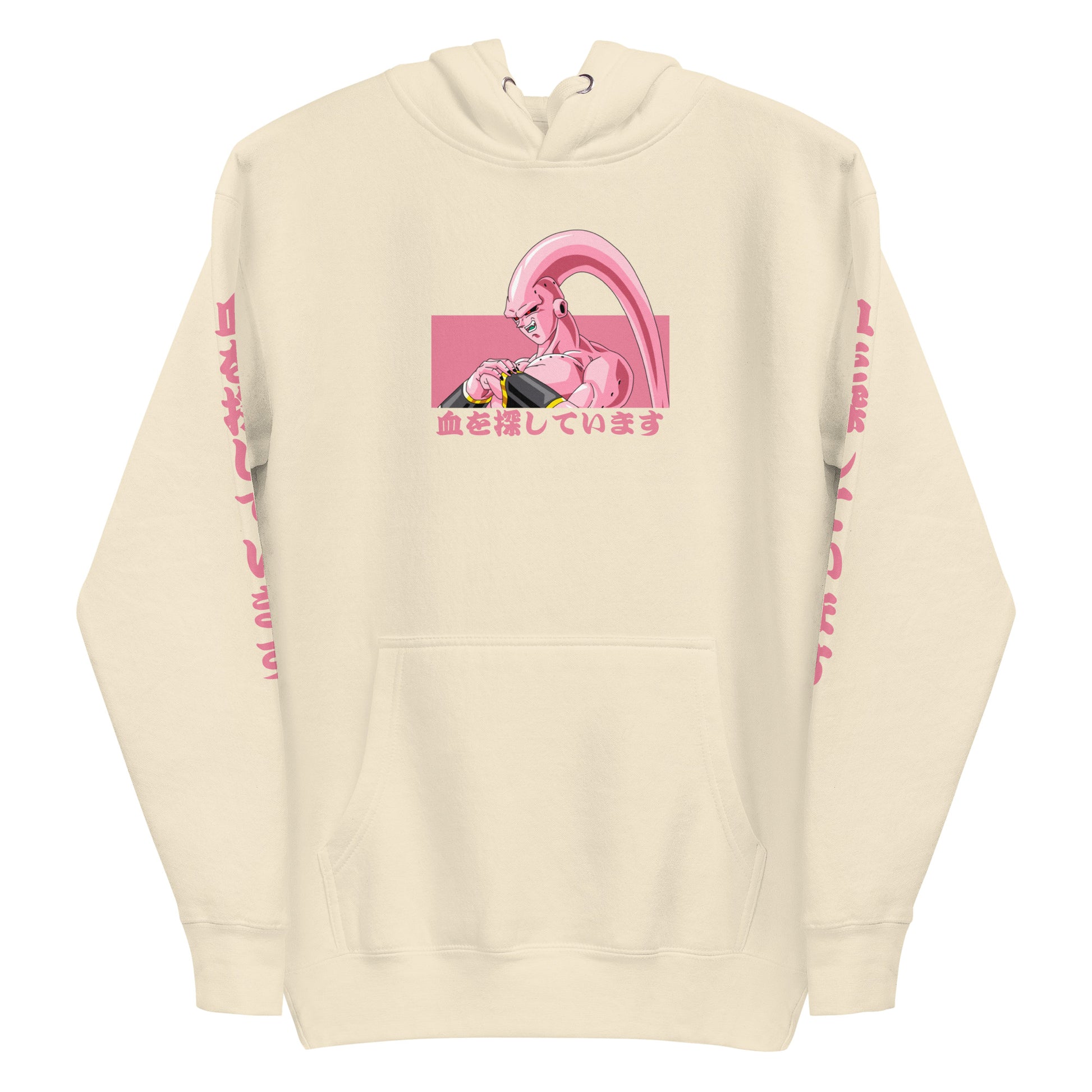 Majin Buu Hoodie with a bold anime-inspired design for Dragon Ball Z fans