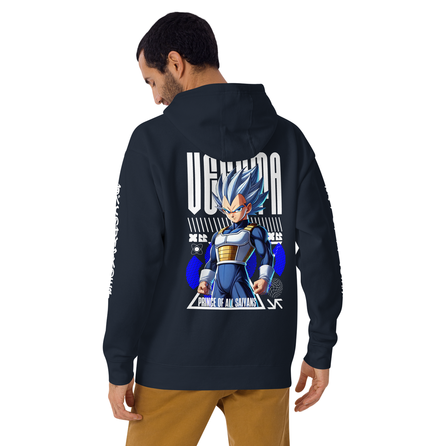 Vegeta Saiyan Pride Hoodie - Dragon Ball Clothing