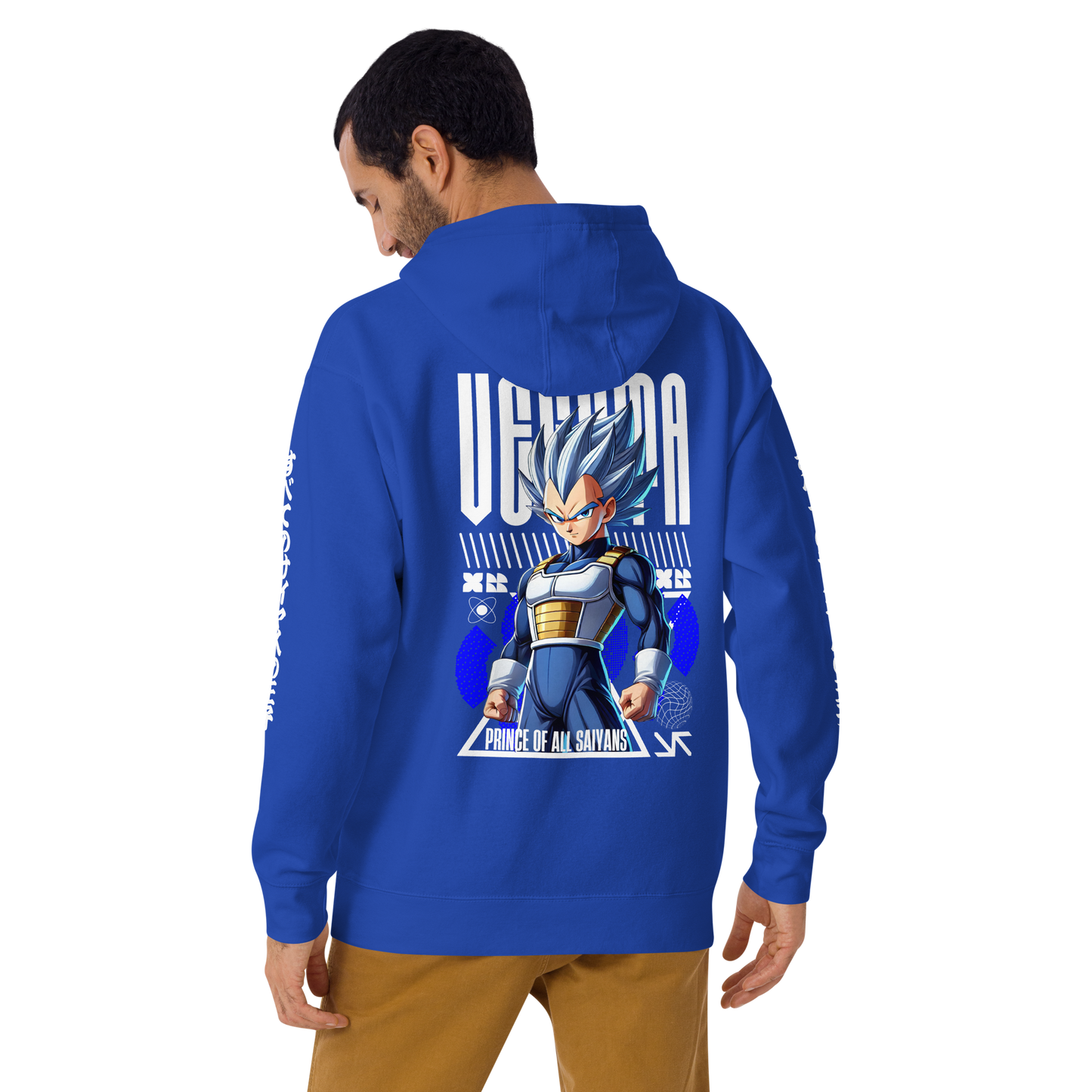 Vegeta Saiyan Pride Hoodie - Dragon Ball Clothing